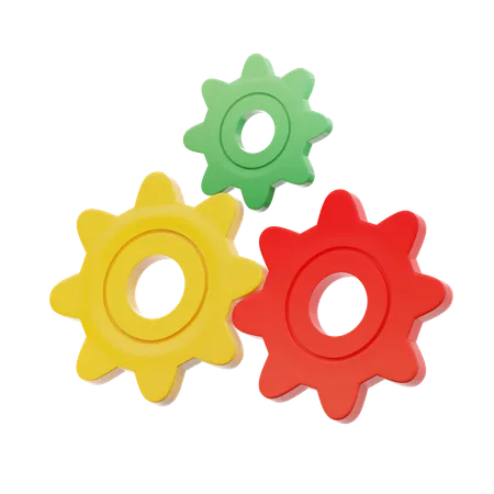 Gears  3D Icon