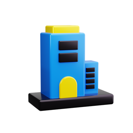 Gebäude  3D Icon