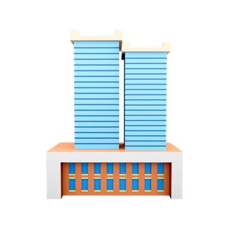 Gebäude  3D Icon