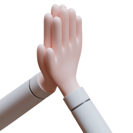 Gebetshandbewegung  3D Illustration