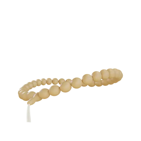 Gebetskette  3D Illustration