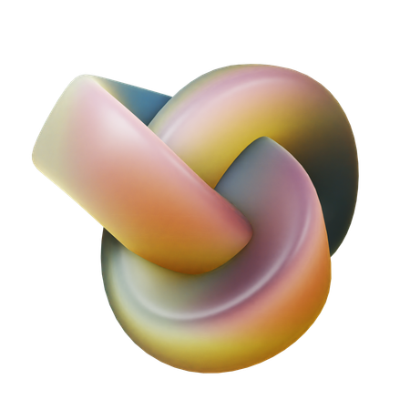 Gebundener Knoten  3D Icon