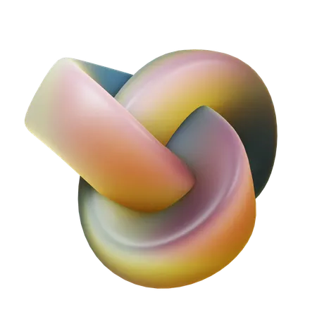 Gebundener Knoten  3D Icon