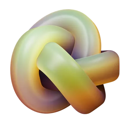 Gebundener Knoten  3D Icon