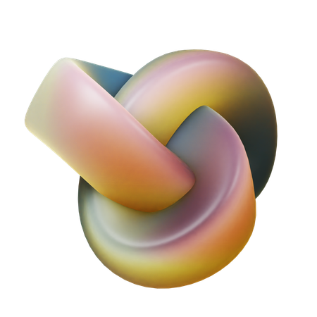 Gebundener Knoten  3D Icon