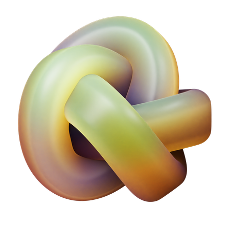 Gebundener Knoten  3D Icon