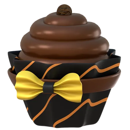 Geburtstags-Cupcake  3D Icon