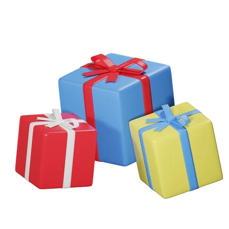 Geburtstagsgeschenk  3D Icon