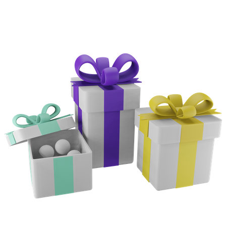 Geburtstagsgeschenk  3D Icon