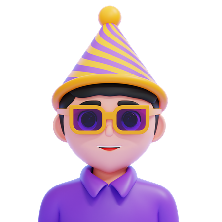 Geburtstagskind  3D Icon