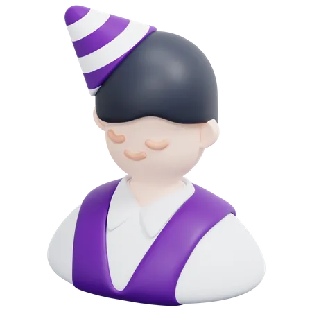 Geburtstagskind  3D Icon