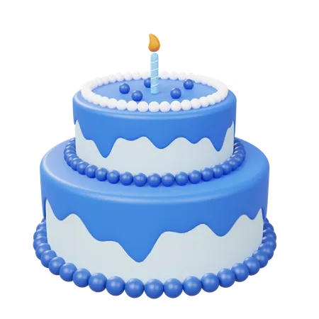 Geburtstagskuchen  3D Icon
