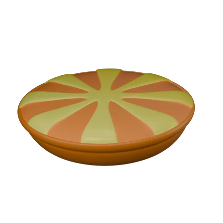 Gedämpfter Kuchen  3D Icon