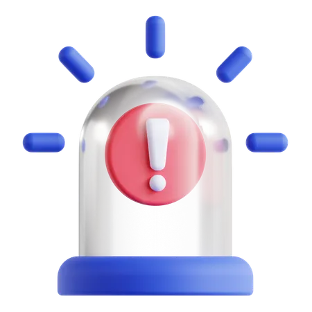 Gefahrenalarm  3D Icon
