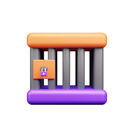 Gefängnishaft  3D Icon