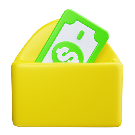 Gehaltsmail  3D Icon