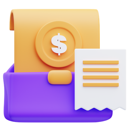 Gehaltsmail  3D Icon