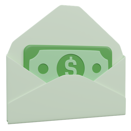 Gehaltsmail  3D Icon