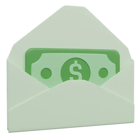 Gehaltsmail  3D Icon