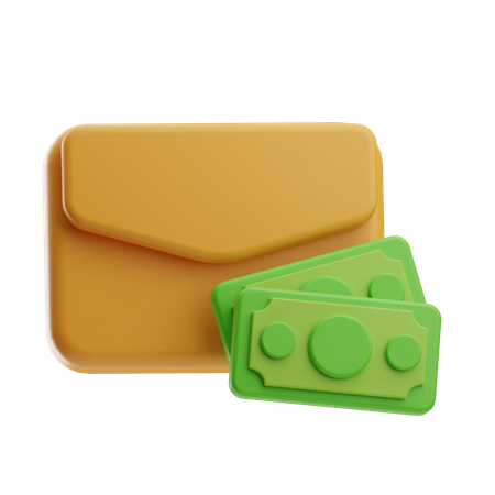 Gehaltsmail  3D Icon