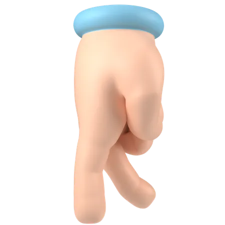 Finger laufen  3D Icon