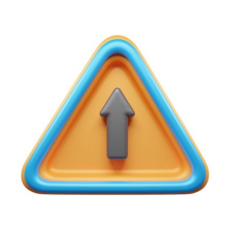 Fahren Sie geradeaus  3D Icon