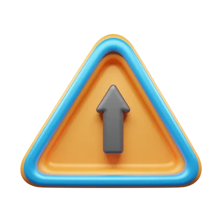 Fahren Sie geradeaus  3D Icon