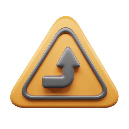 Fahren Sie geradeaus  3D Icon