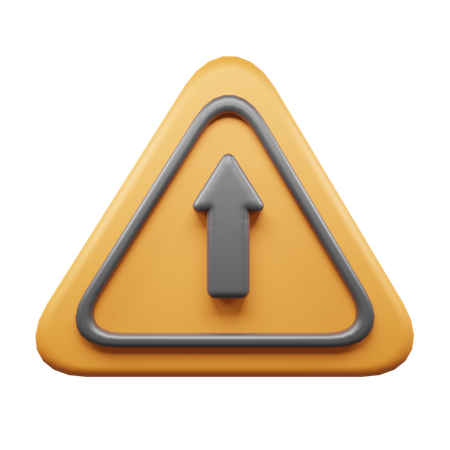 Fahren Sie geradeaus  3D Icon