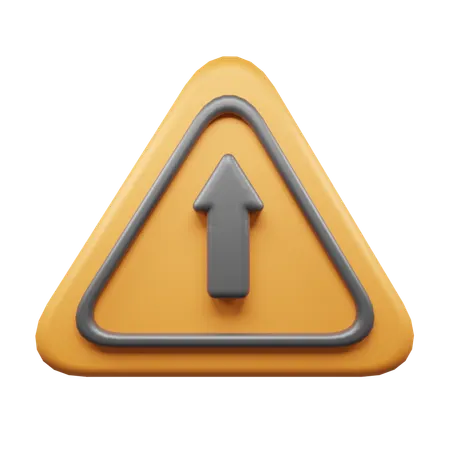 Fahren Sie geradeaus  3D Icon