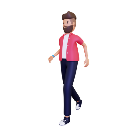 Gehender Mann  3D Icon