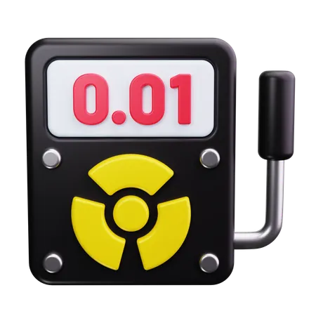 Geiger Counter  3D Icon