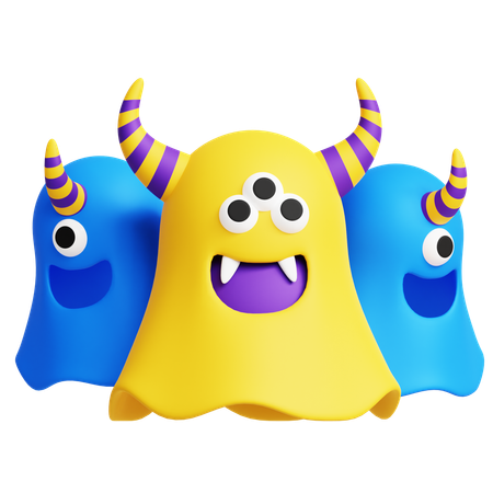 Gel Monster  3D Icon