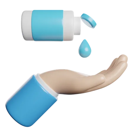 Gel pour les mains  3D Icon