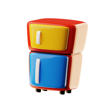 Frigorífico  3D Icon