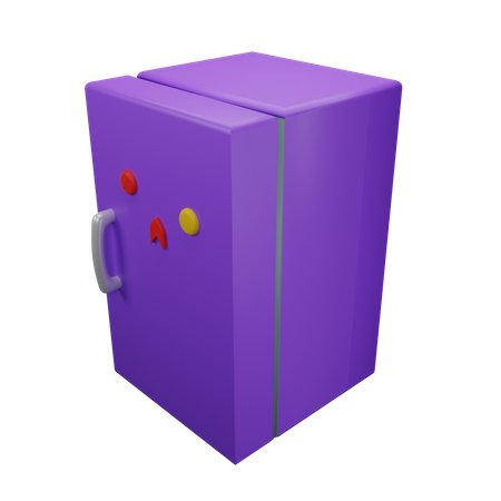 Geladeira  3D Icon