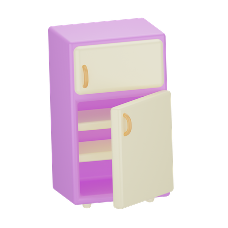 Geladeira  3D Icon