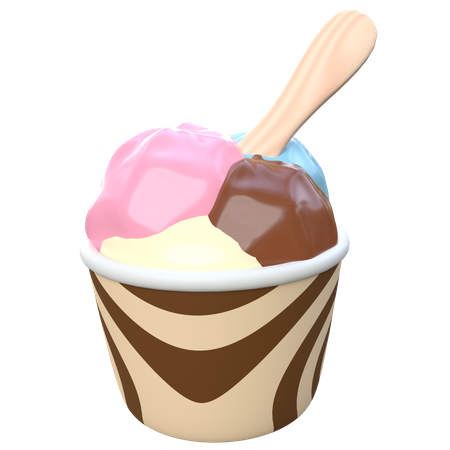 Gelato  3D Icon