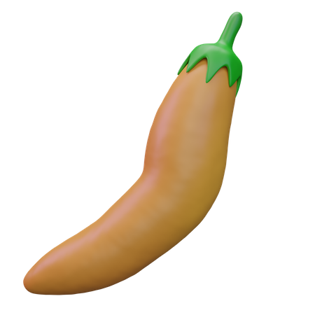 Gelbe Chilis  3D Icon