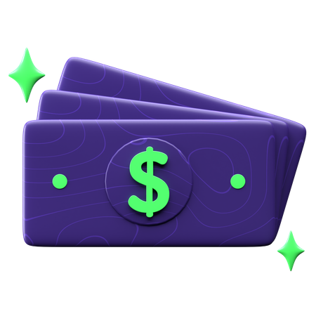 Geld  3D Illustration