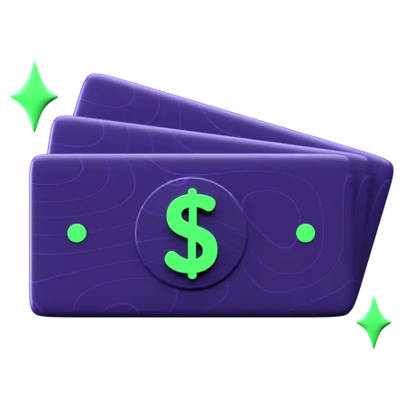 Geld  3D Illustration