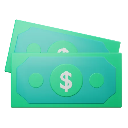 Geld  3D Illustration