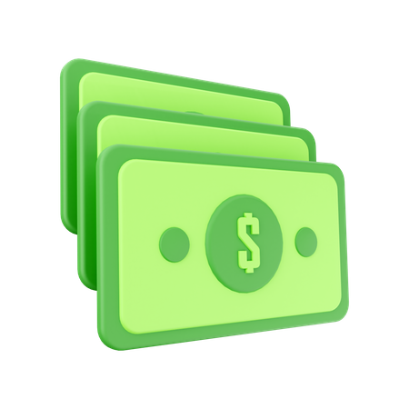 Geld  3D Illustration