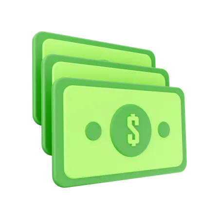 Geld  3D Illustration