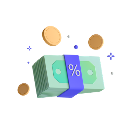 Geld  3D Illustration