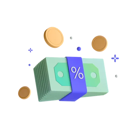 Geld  3D Illustration