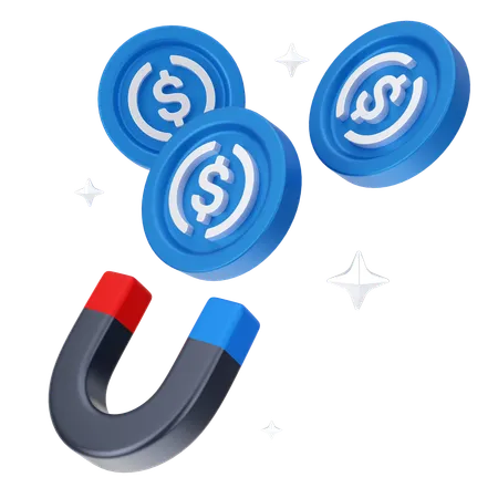 Geldattraktion  3D Icon