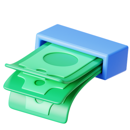 Geldauszahlung  3D Icon