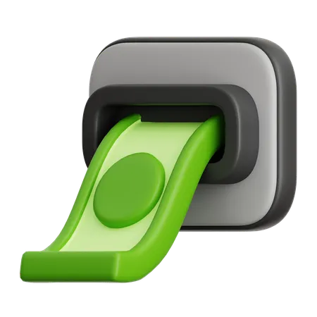 Geldauszahlung  3D Icon