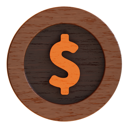 Geld-Taste  3D Icon